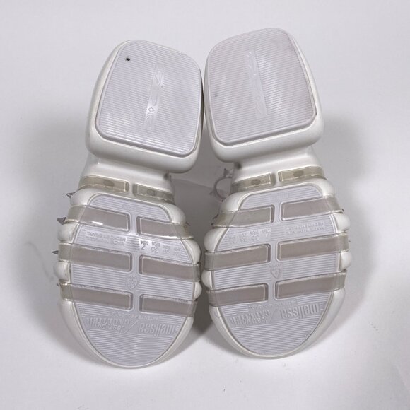JEAN PAUL GAULTIER x Melissa White Jelly 'Punk Love' Platform - Picture 10 of 11